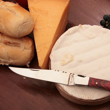 Laguiole Messer Mahagoni in Eichenholz